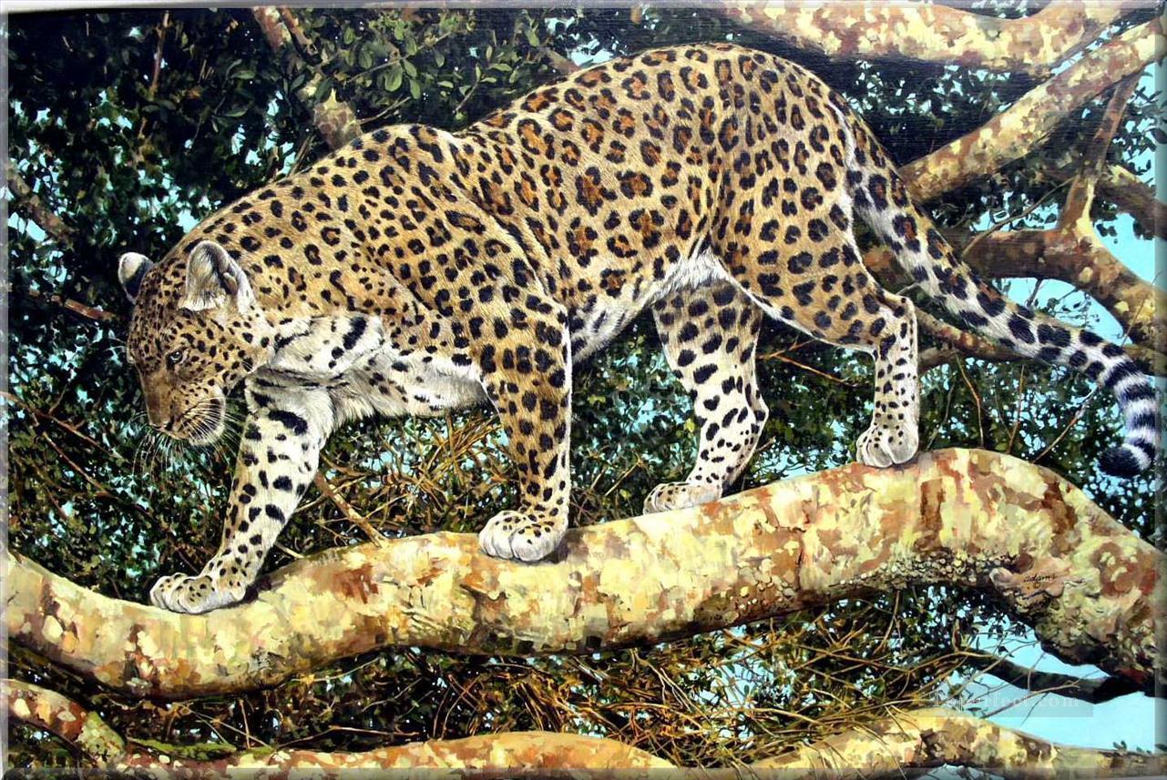léopard 21 Peintures à l'huile
